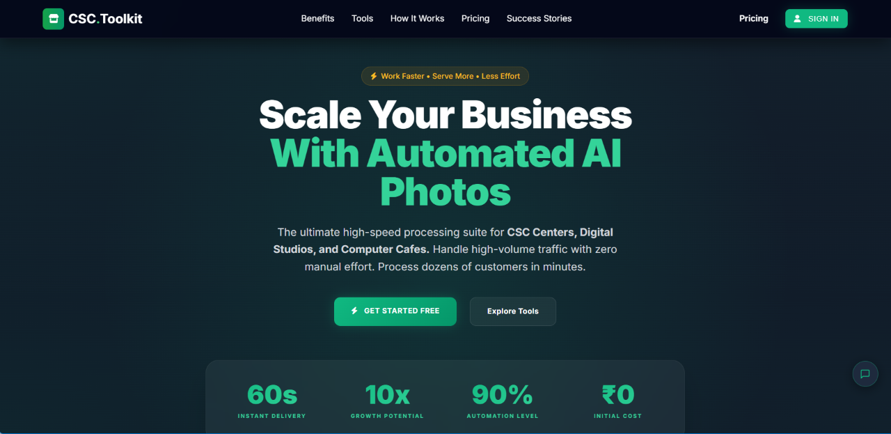 CSC Toolkit SaaS - Professional Browser-side Image Processing System