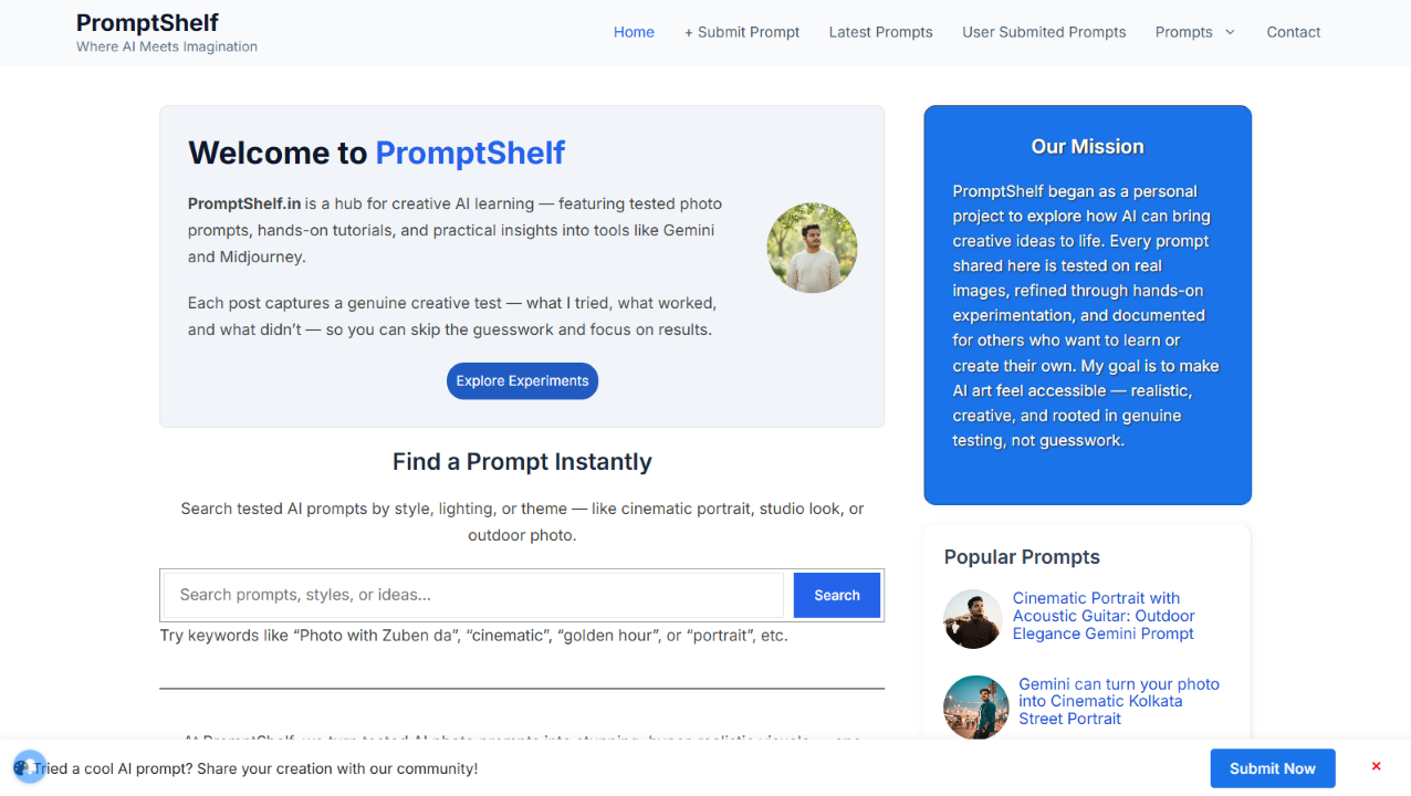 PromptShelf AI Application - High Concurrency Prompt Engineering Platform